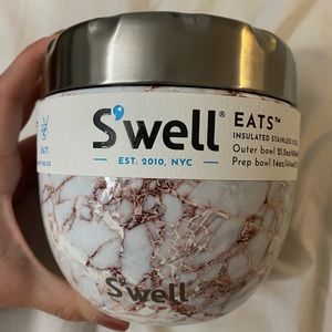 Swell Calacatta Travel Bowl